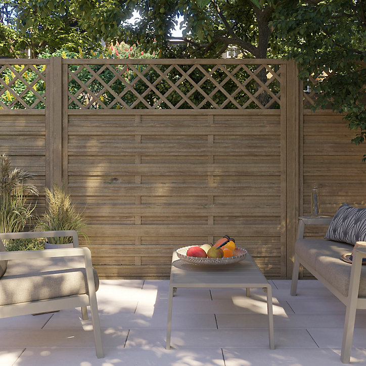 Poteau en bois Blooma vert 9 x 9 x h.240 cm