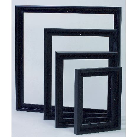 Svæveramme mat/sort 50 x 50 cm