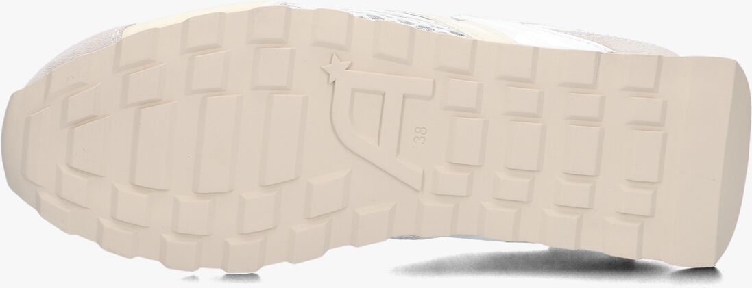 witte ash lage sneakers kabuki