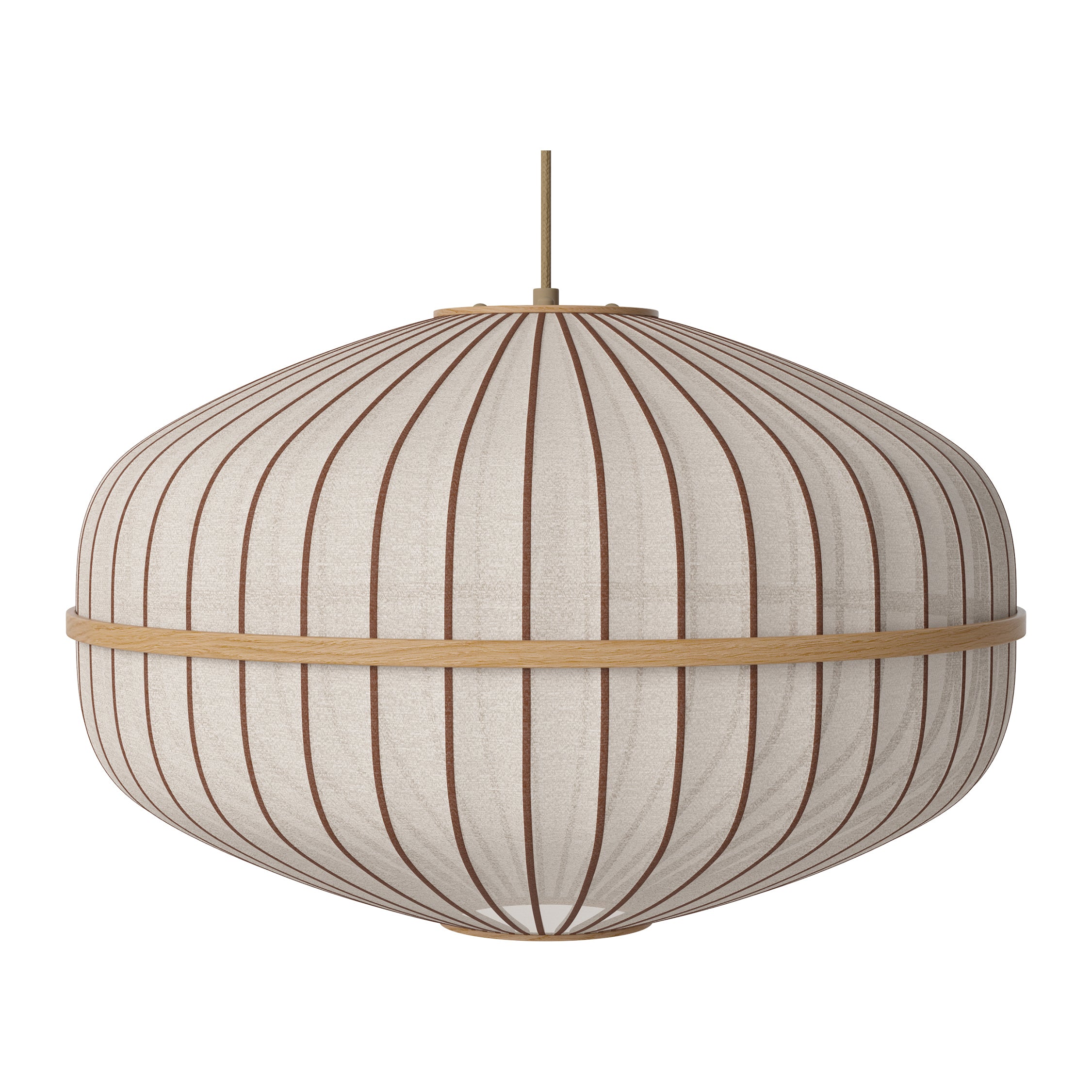 Bolia Lucén Hanglamp Ã 60 cm - Ellips - Geolied Hout