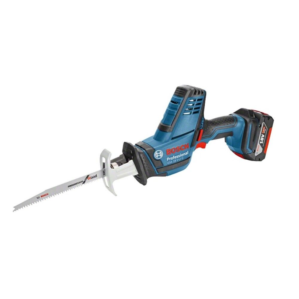 TIGERSAG BOSCH PROFESSIONAL GSA 18V-LI C UTEN BATTERI