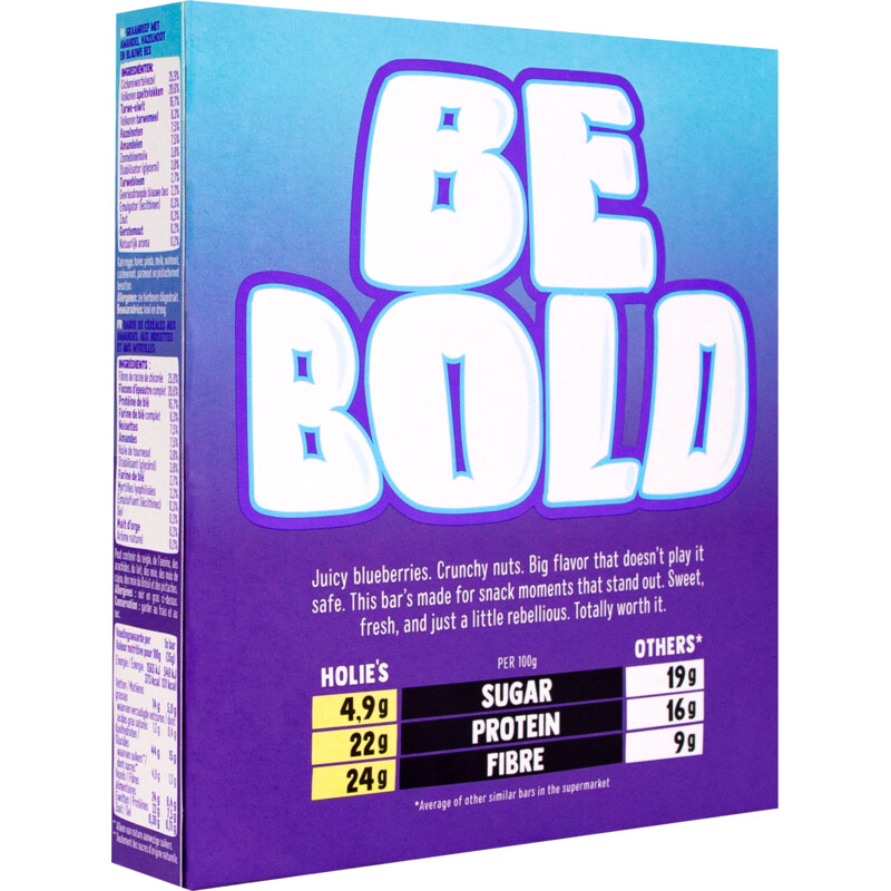 Holie's Chewy bar nuts & blueberry
