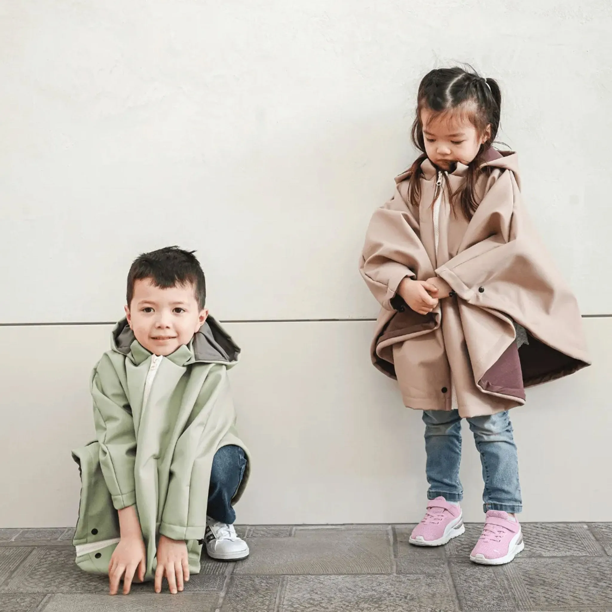 Gustine Housse Mi-Saison Poncho 3-en-1 - Pistache