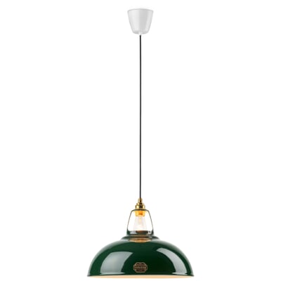 Coolicon Pendelleuchte Emaille, Grün