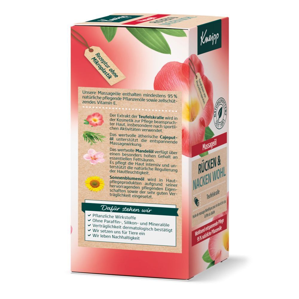 Kneipp® Massageöl Rücken & Nacken Wohl