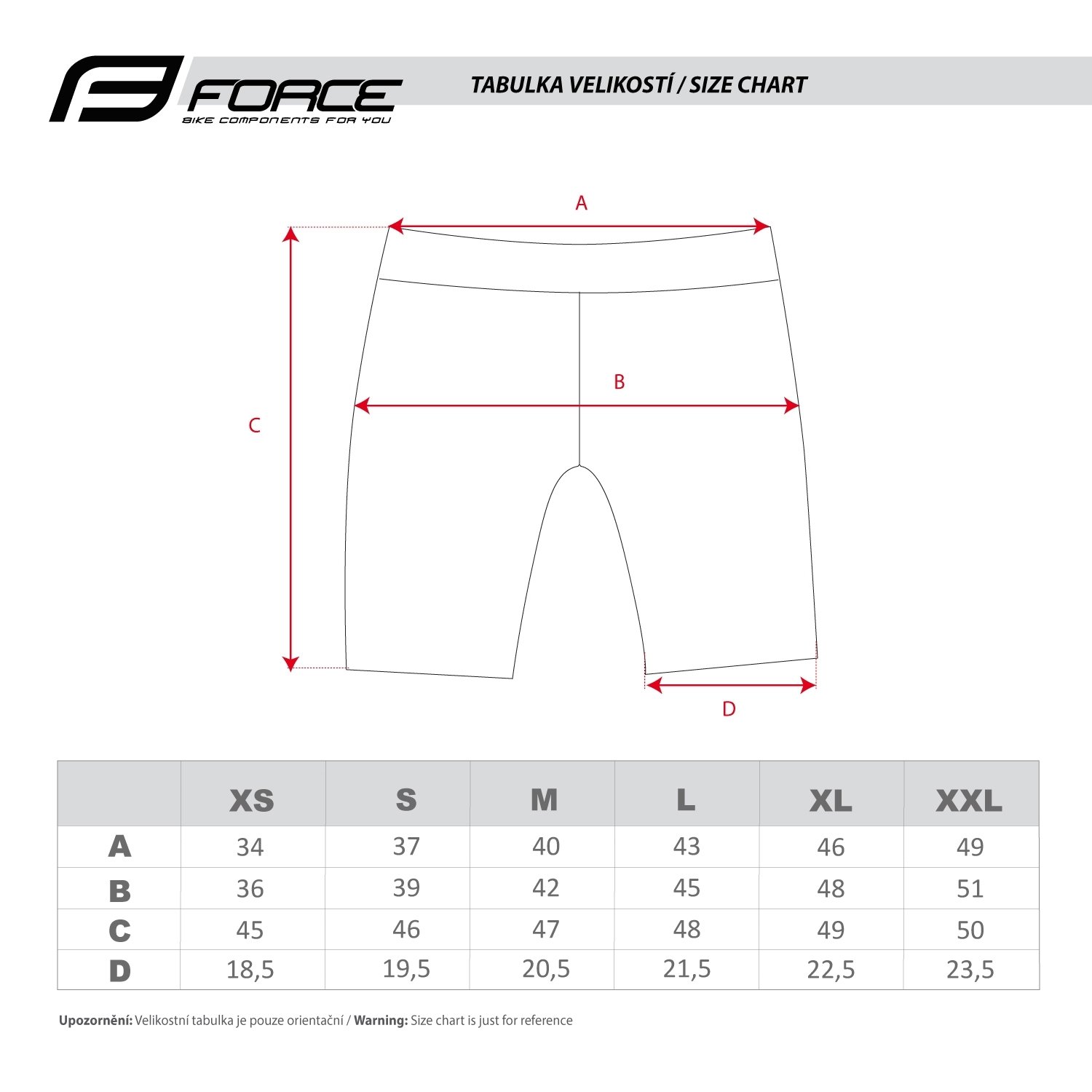 Force Indershorts til MTB shorts med gel indlæg