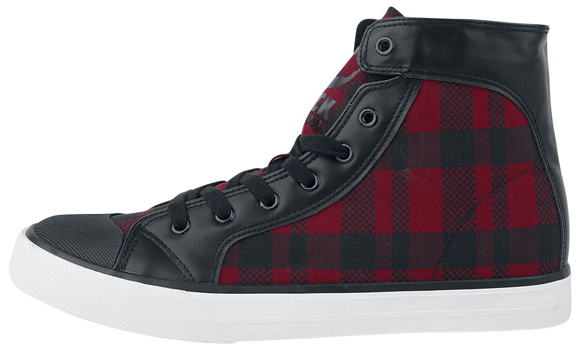 Baskets à carreaux | Black Premium by EMP Baskets hautes