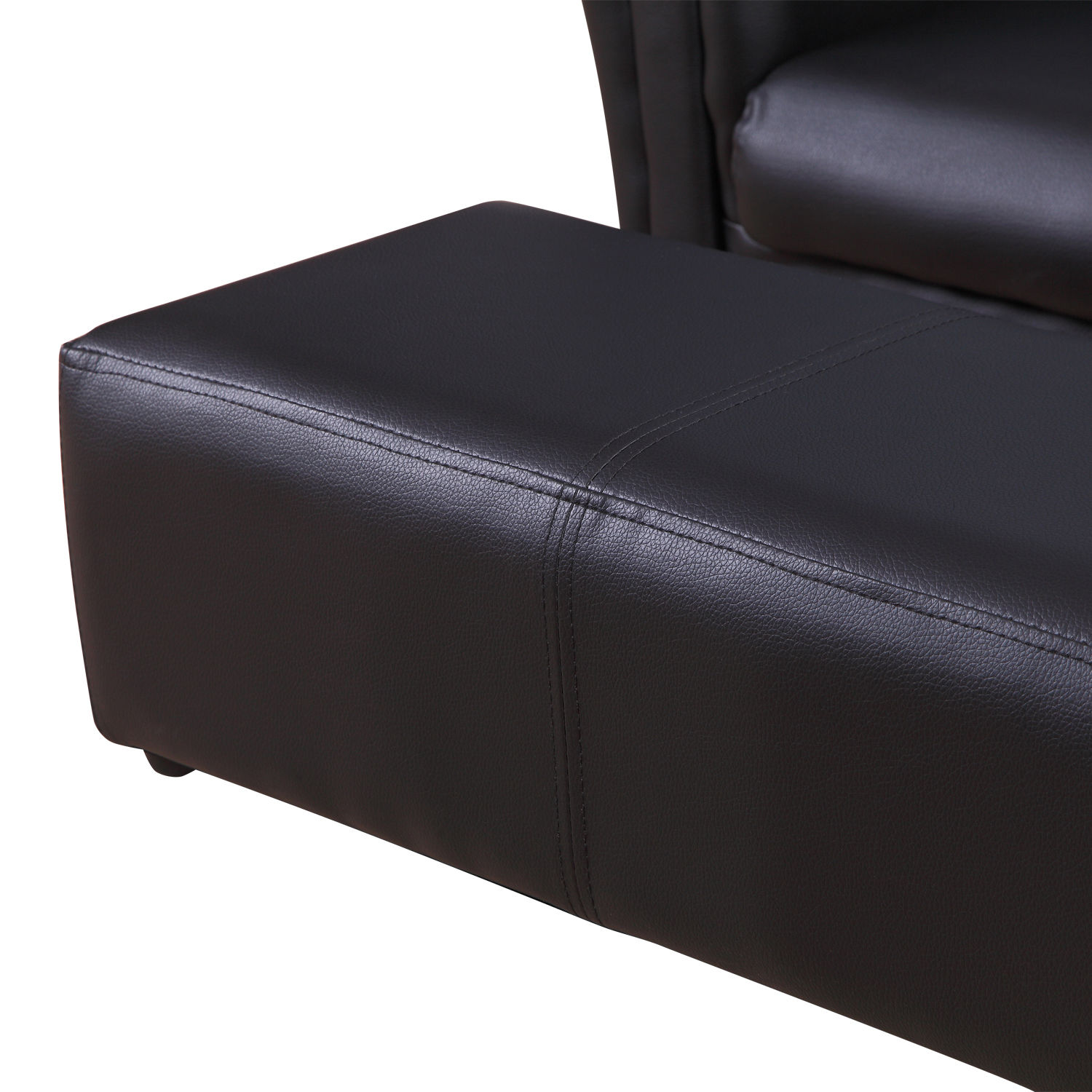 HOMCOM Kindersofa mit Hocker 83 x 42 x 41 cm (LxBxH)