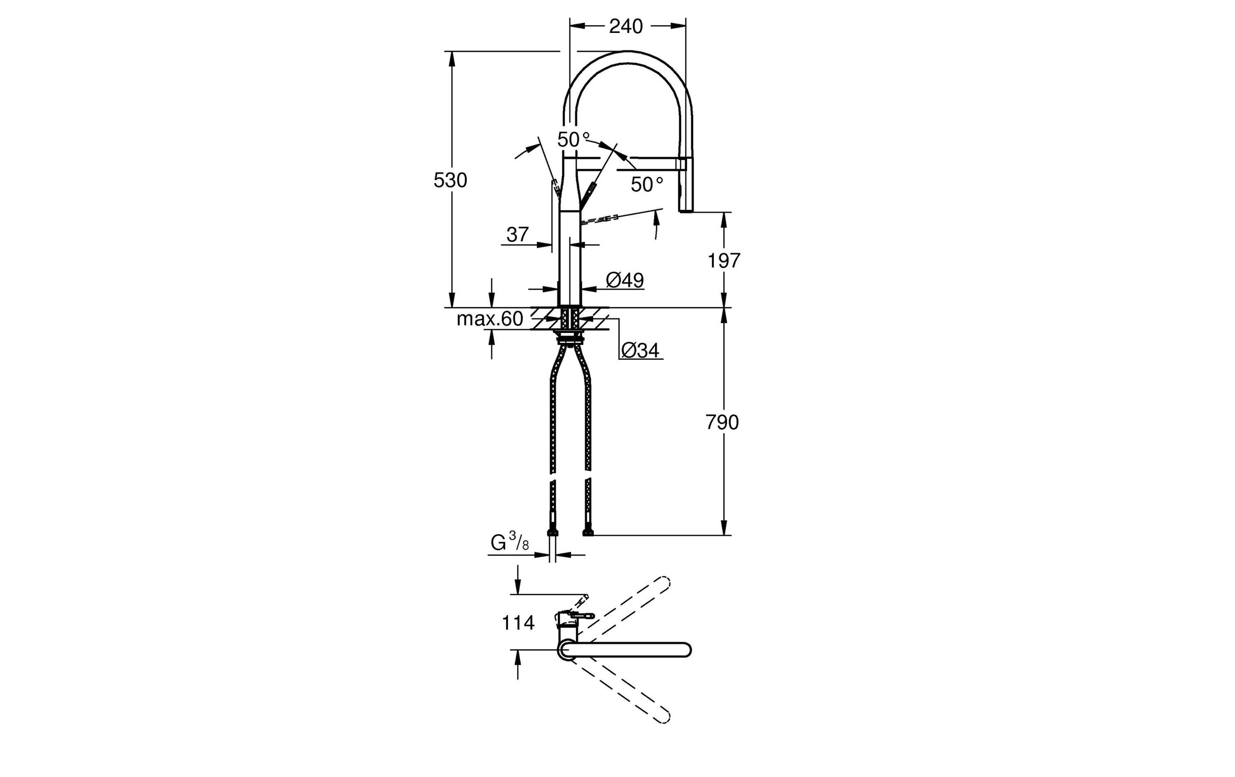 Grohe Küchenarmatur »Essence Chrom«