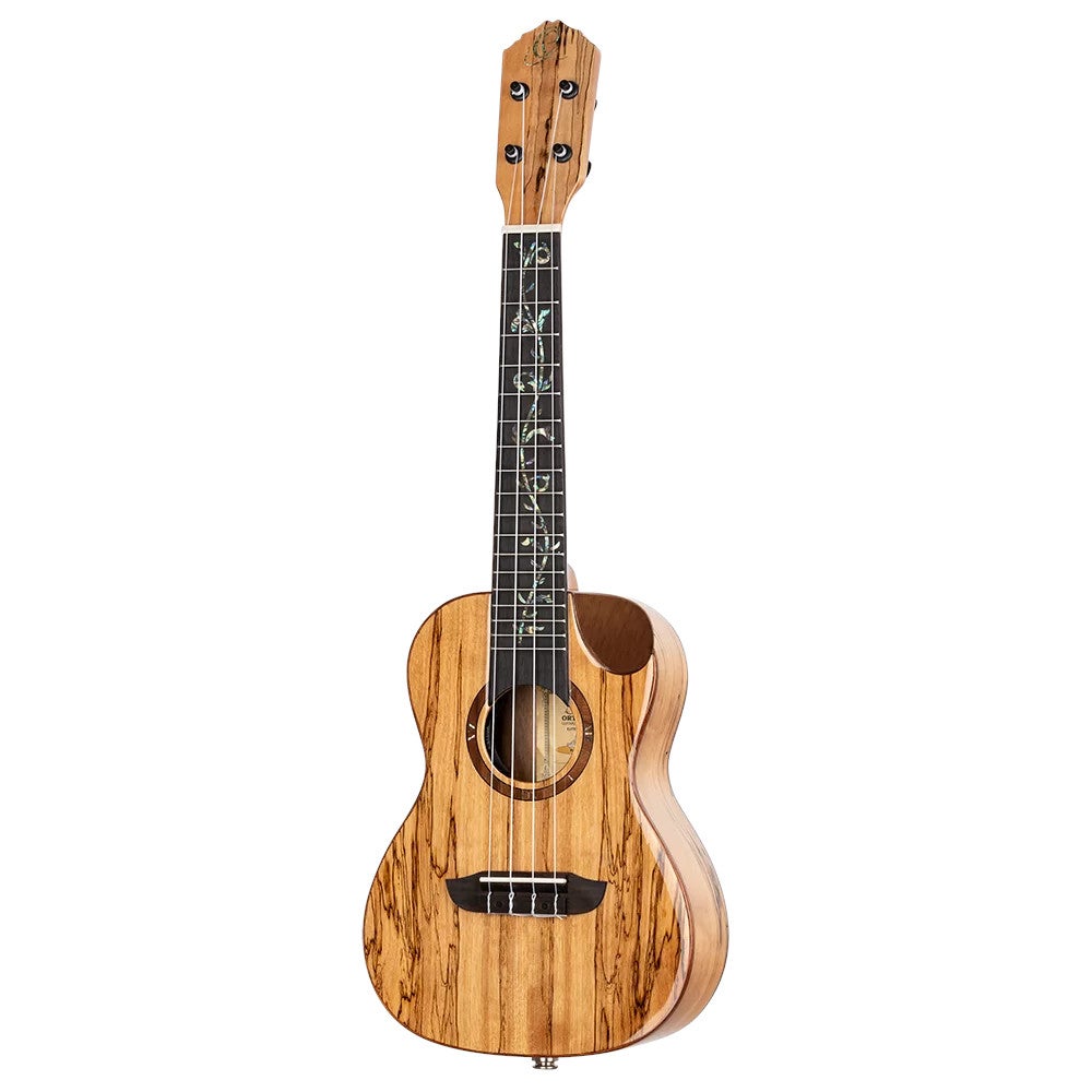 Ortega RUET-SMA Elite Series Concert Size Ukulele Spalted Maple elektrisch-akoestische concert ukelele met gigbag
