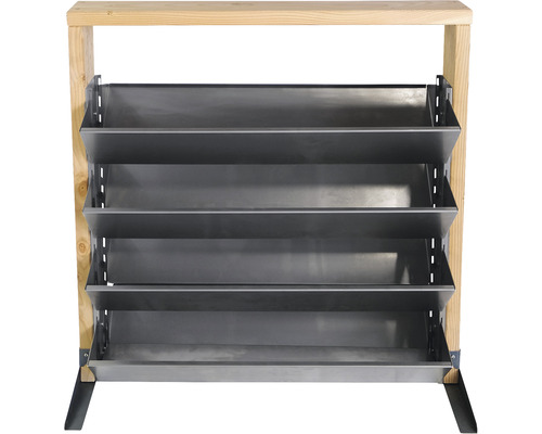 Verhoogd bed verticaal bed bellissa Inalto M8 100 x 50 x 100 cm zilver