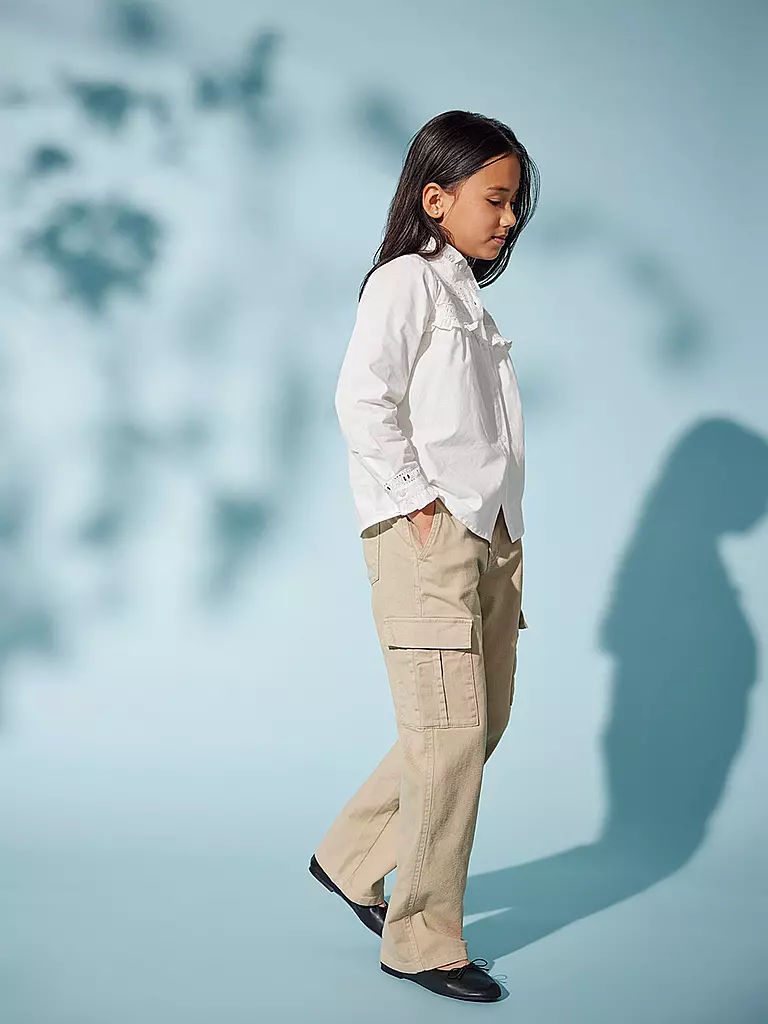 ONLY Mädchen Cargohose KOGYARROW-VOX beige