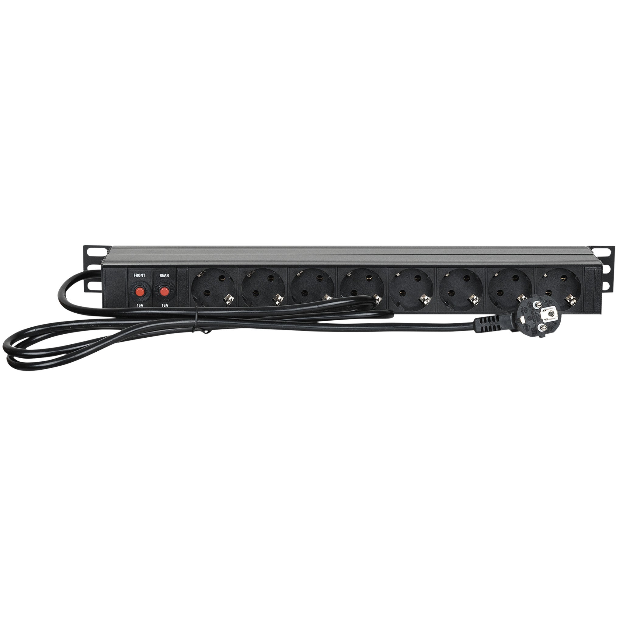 Showgear Main Power Strip 16 19 inch stroomverdeler 16-voudig