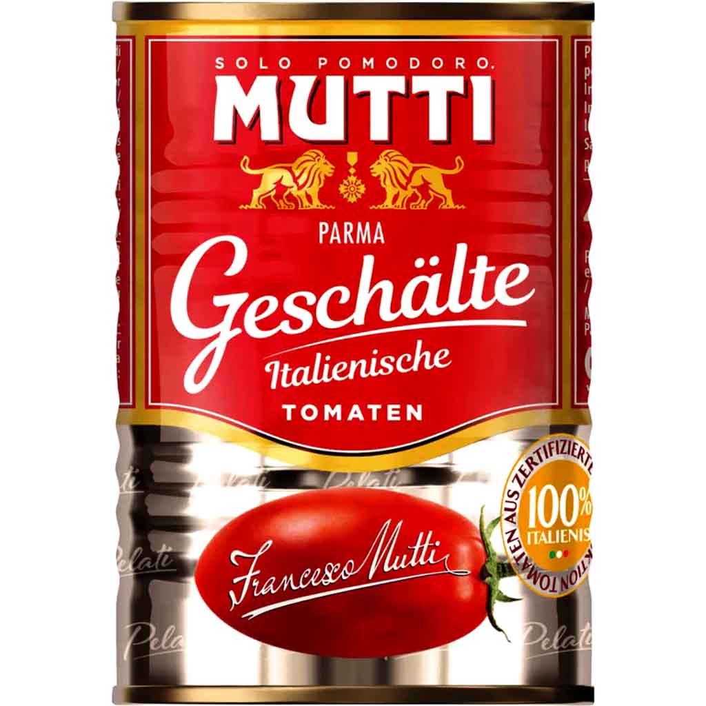 MUTTI Parma geschälte italienische Tomaten 400g MHD:30.8.27
