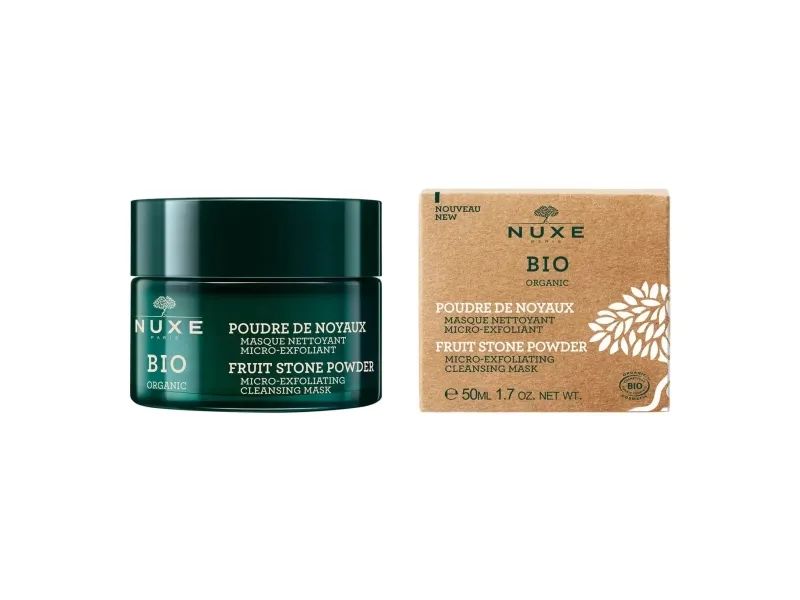 Nuxe Bio Organic Fruit Stone Powder Micro-Exfoliating Cleansing Mask 50 ml
