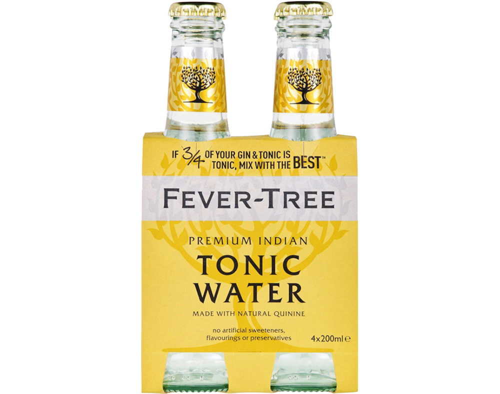 ÁGUA FEVER TREE TÓNICA INDIAN TONIC 4X0.20L