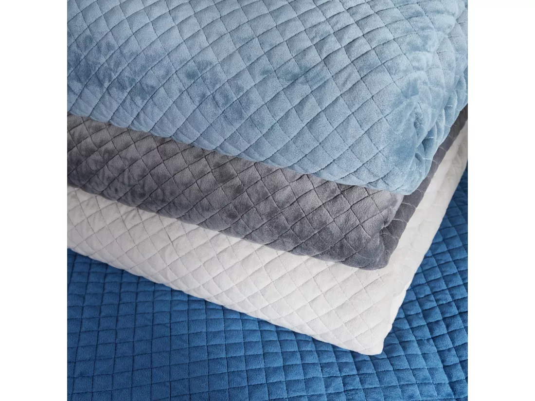 Jeté de lit Élégance Bleu Clair Polyester 200x220