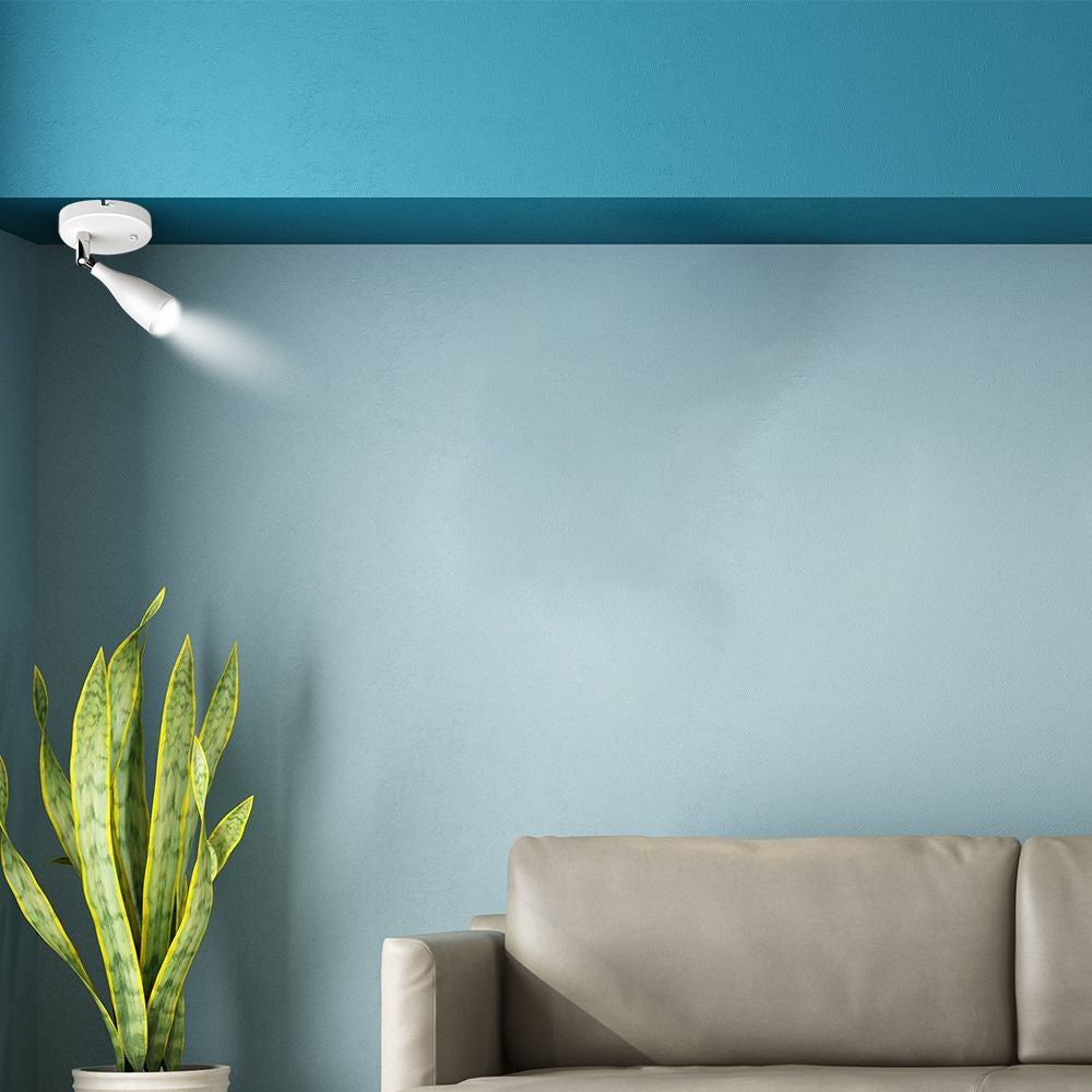 V-TAC VT-805-N - LED wandlampen - schakelaar - IP20 - wit - 4,5W - 420 lumen - 3000K