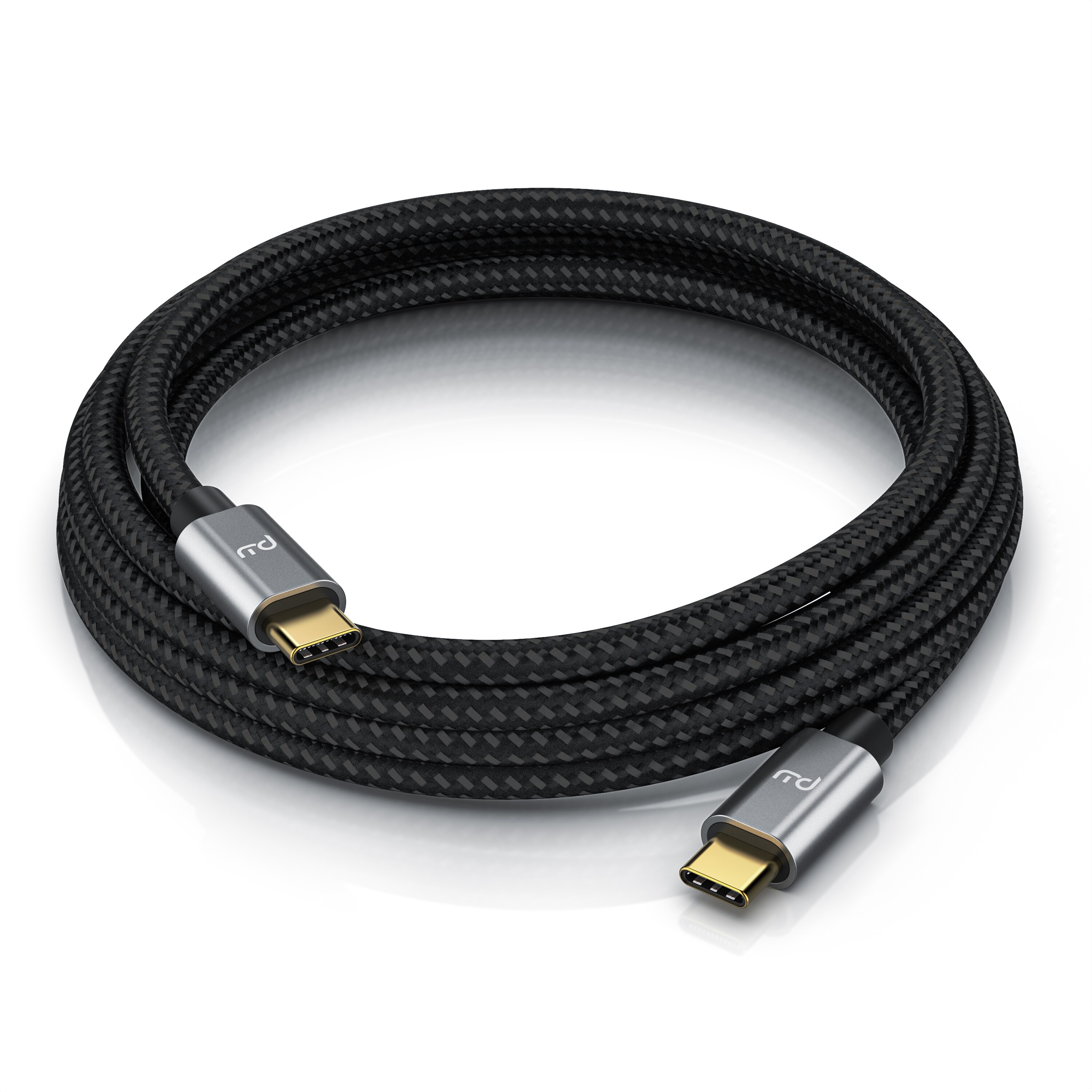 Primewire 1m USB C 3.2 Kabel Gen 2x2-100W PowerDelivery Ladekabel - Datenkabel 20 Gbit/s - Schnellladekabel - USB 3.2 Gen2x2 - Nylonummantelung - 1m