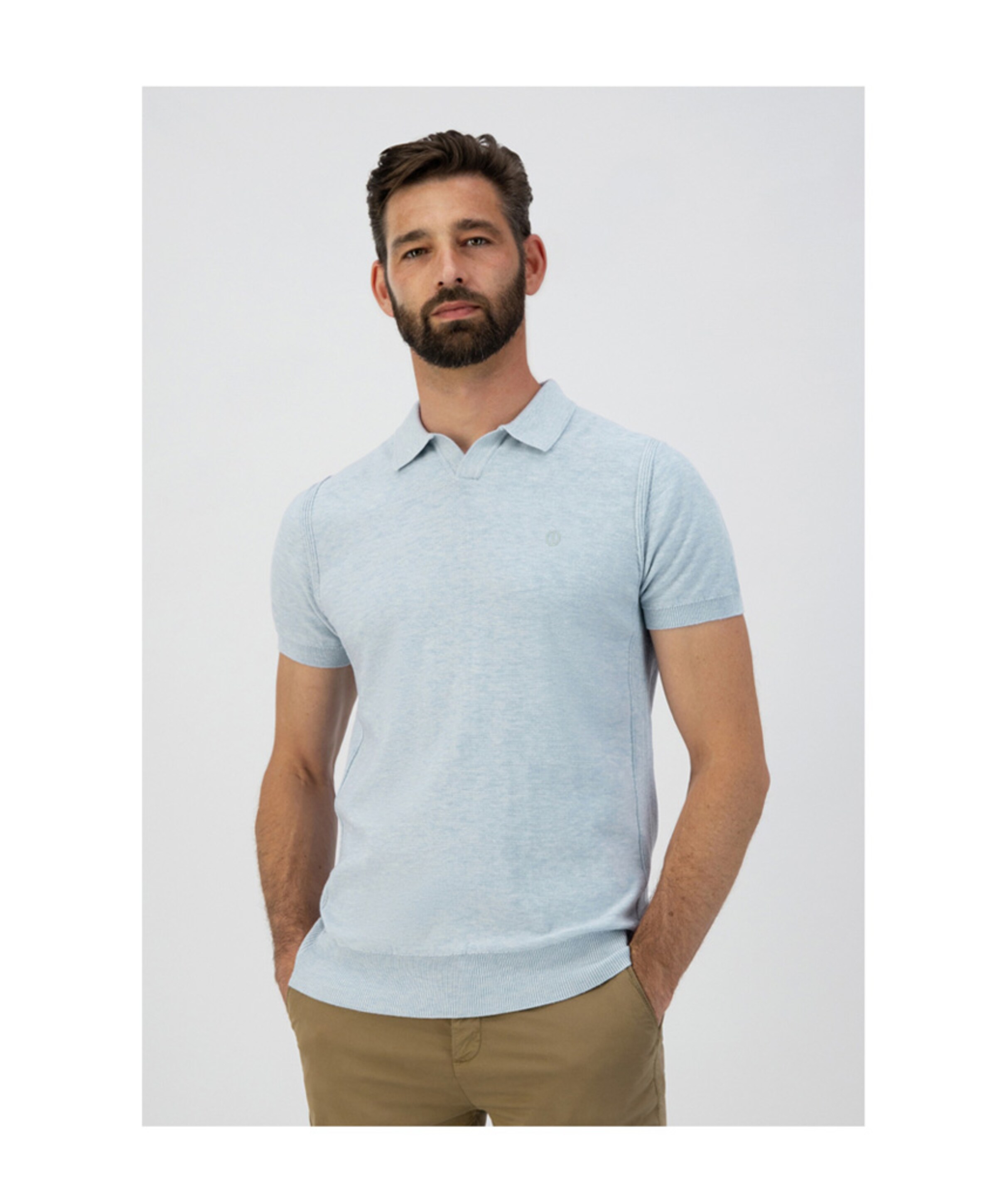 Dstrezzed Heren polo blauw