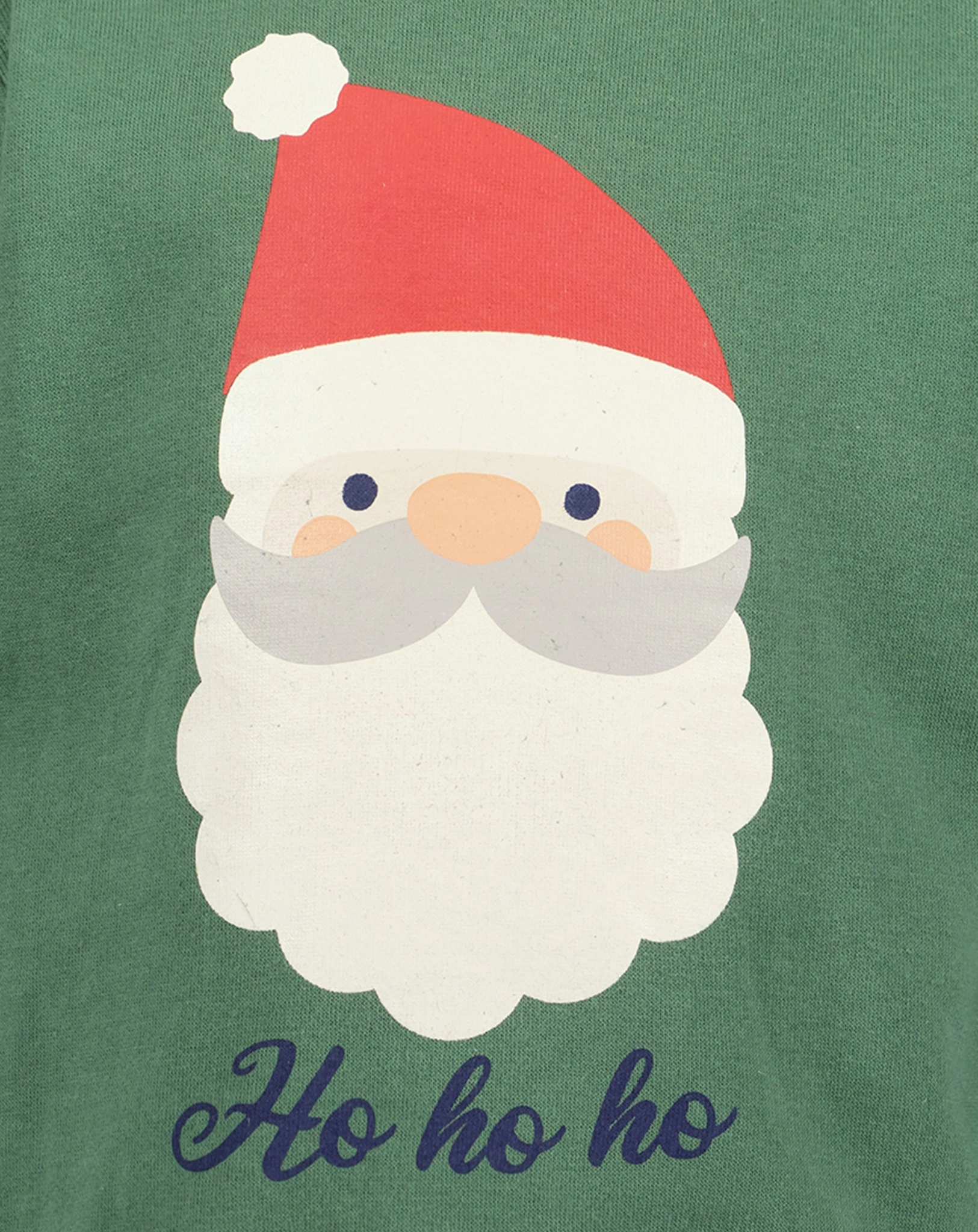 Sweatshirt HO HO HO in dunkelgrün
