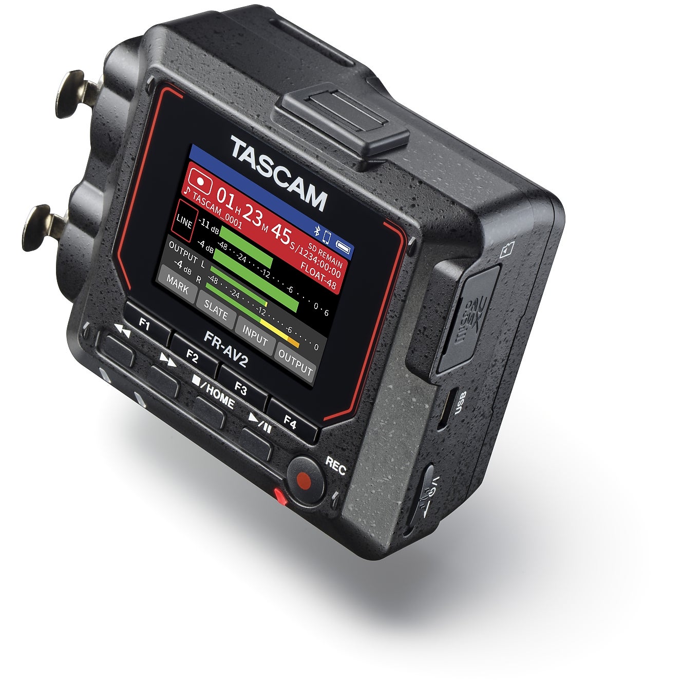 Tascam FR-AV2 compacte 32-bit float field recorder