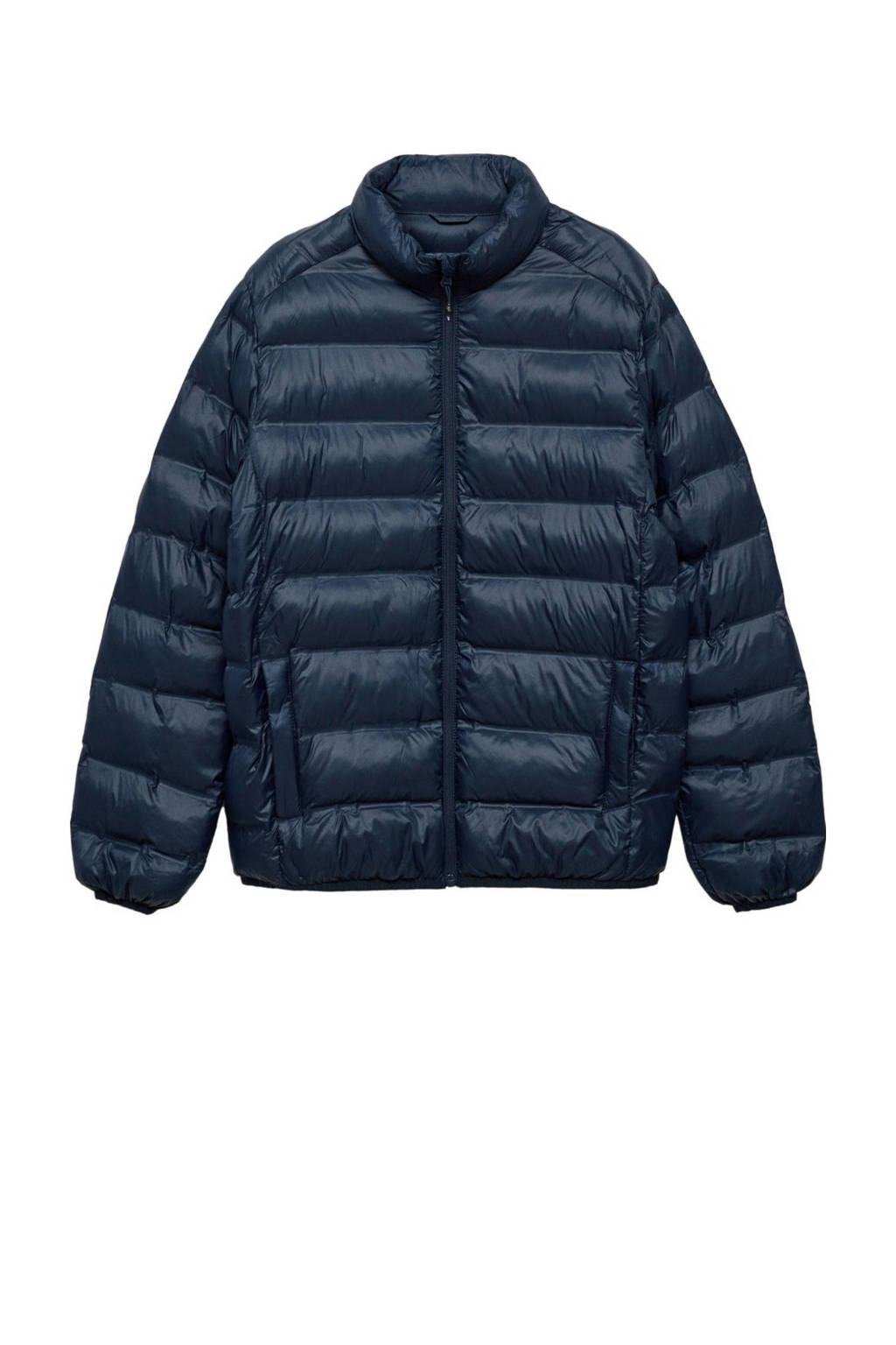 MANGO TEEN gewatteerde jas marine