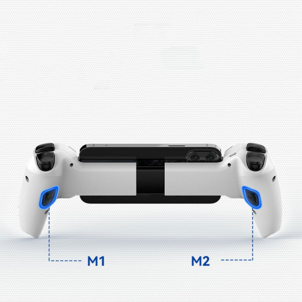 Universal Bluetooth Mobile Gaming Controller Gamepad für Smartphones / Tablets / Switch mit einer Grösse von 130-280mm (iOS / Android) - Weiss