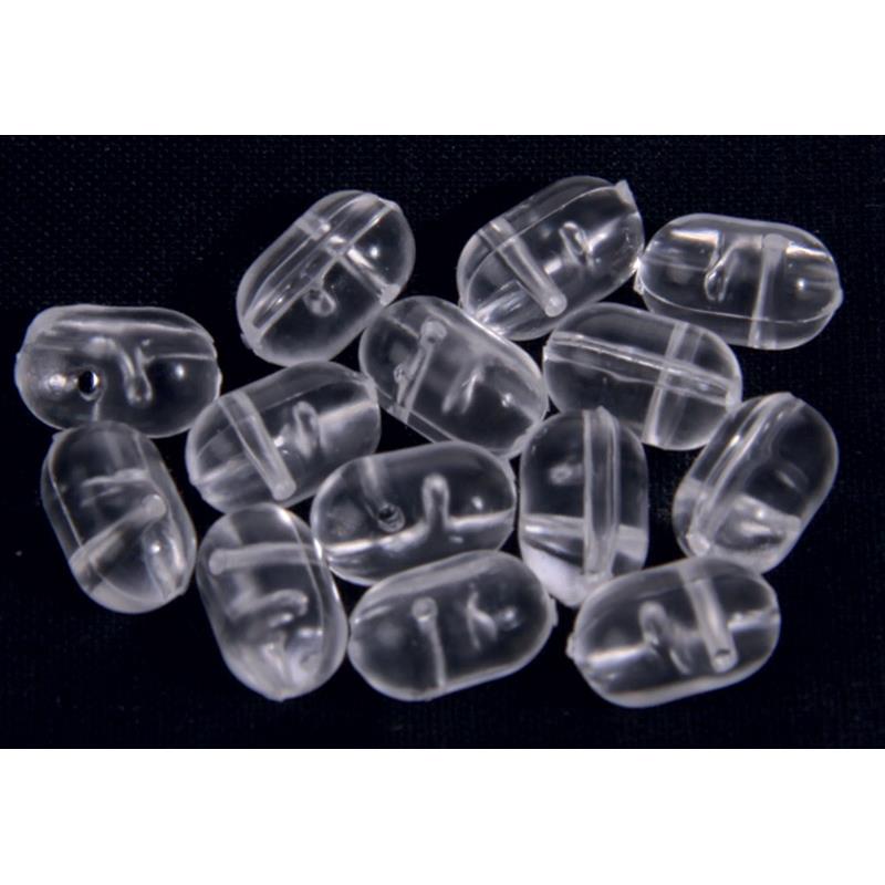 Perle Dure Vercelli Ovales Transparentes Double Trou