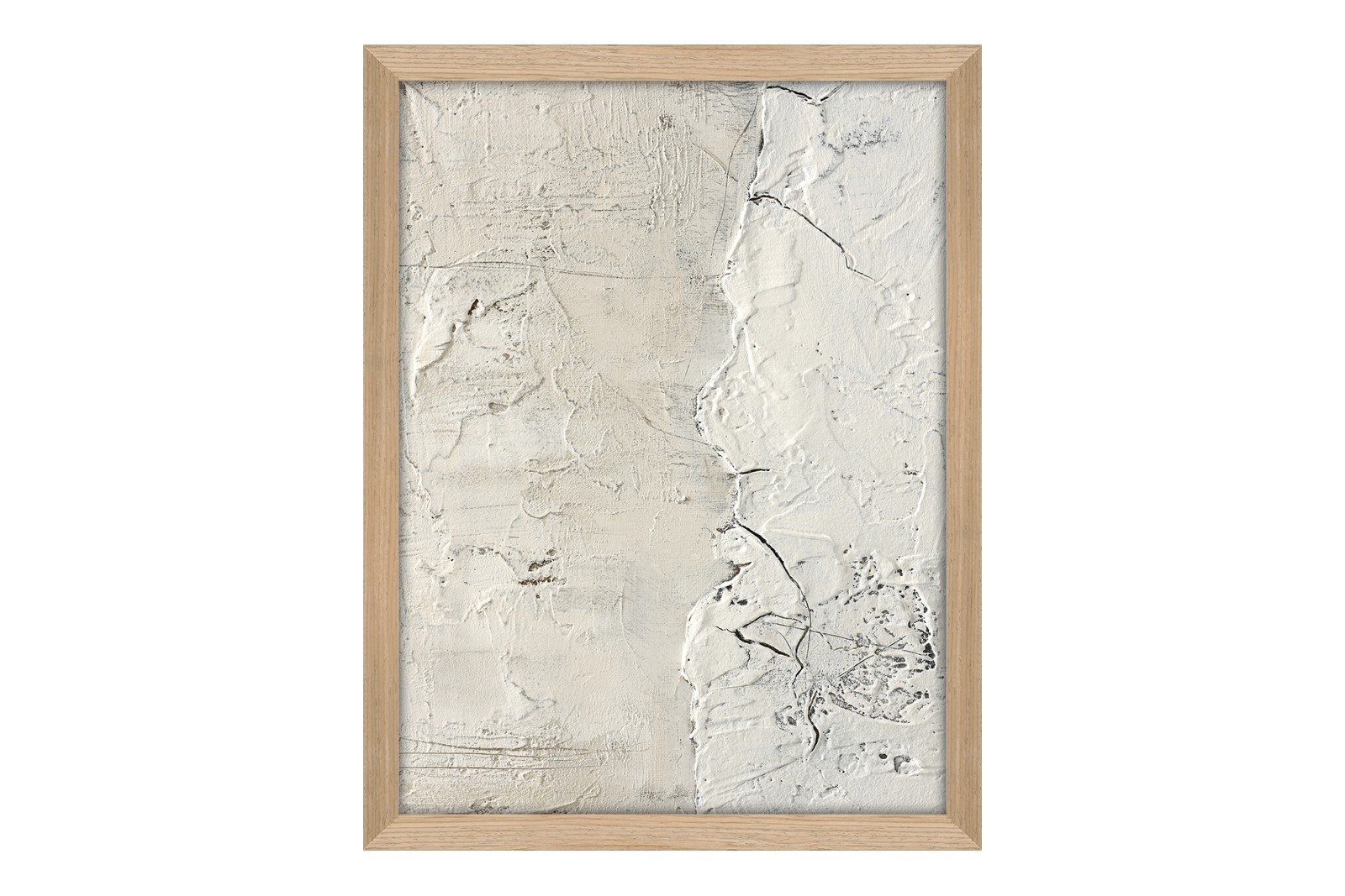 White Surface 30x40 cm Oak Frame
