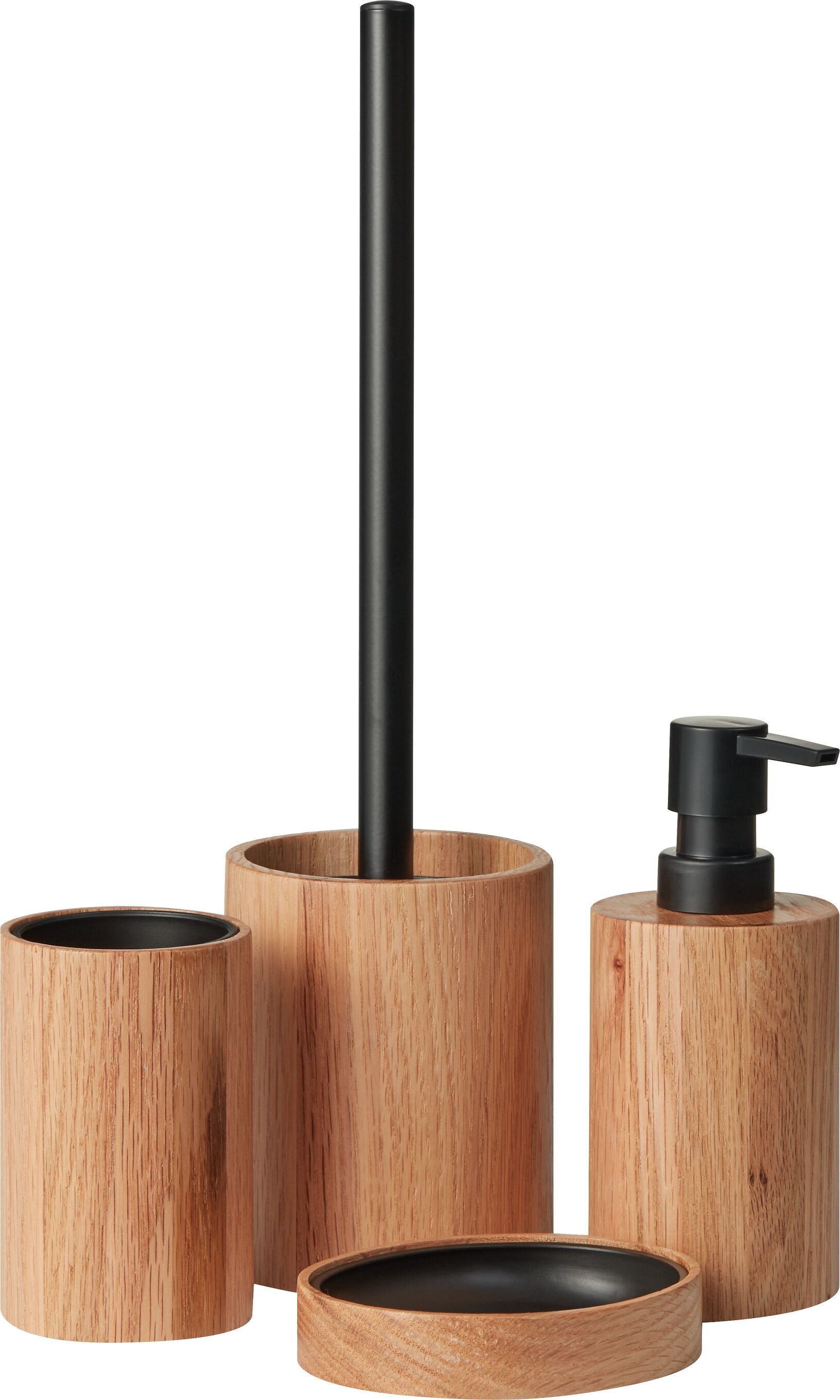 OAK Seifenspender - Braun / H: 17.0 cm