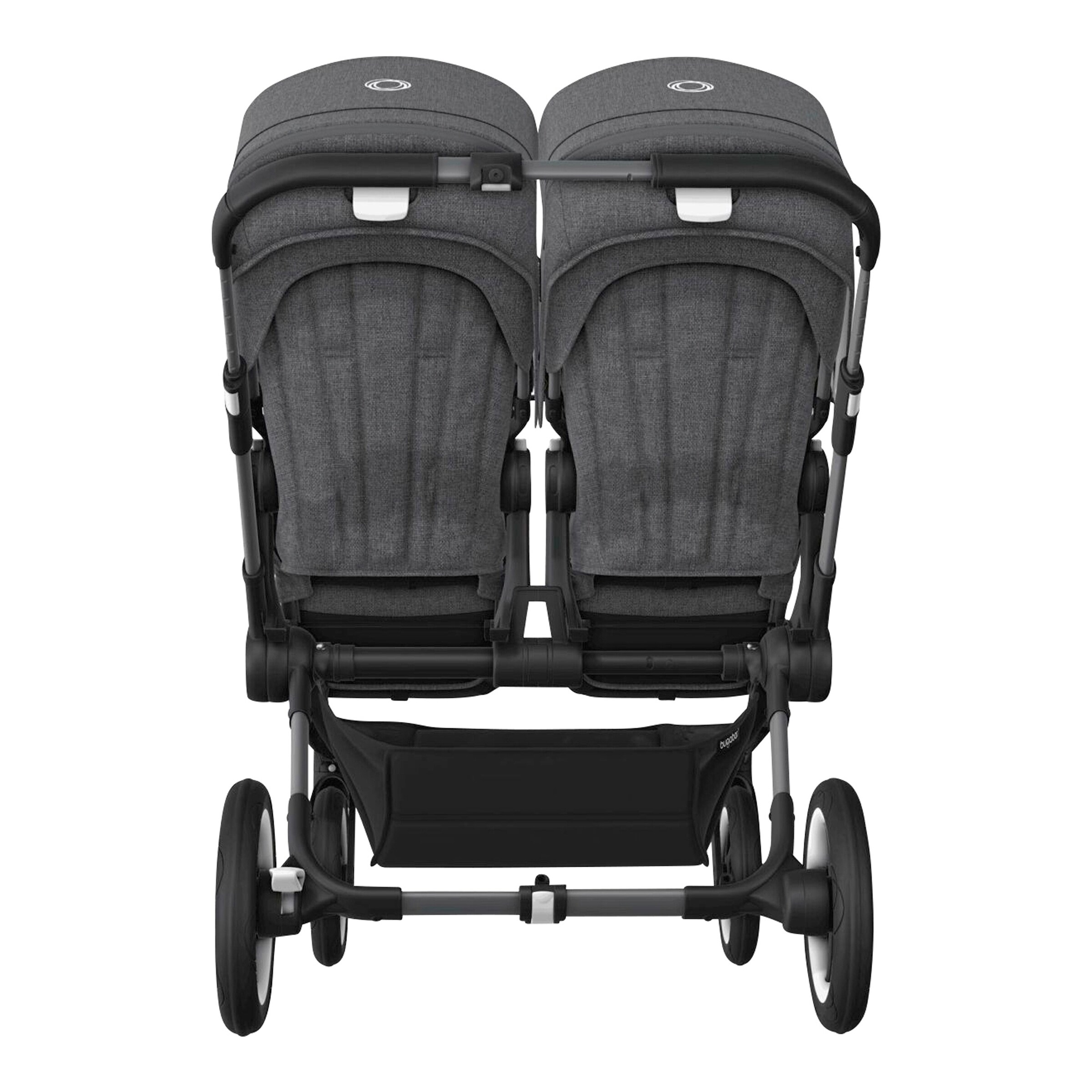 Bugaboo - DONKEY 5 Zwillings- und Geschwisterwagen Bundle Twin graphite / grey melange