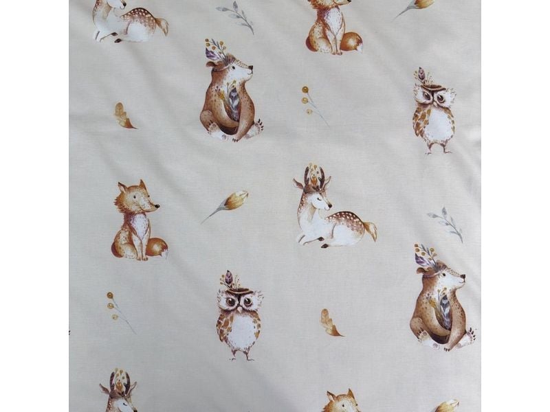 Jerry Fabrics Kinderbettwäsche Woodland 100 x 135 cm   40 x Bettwäscheset für ein kleineres Kinderbett