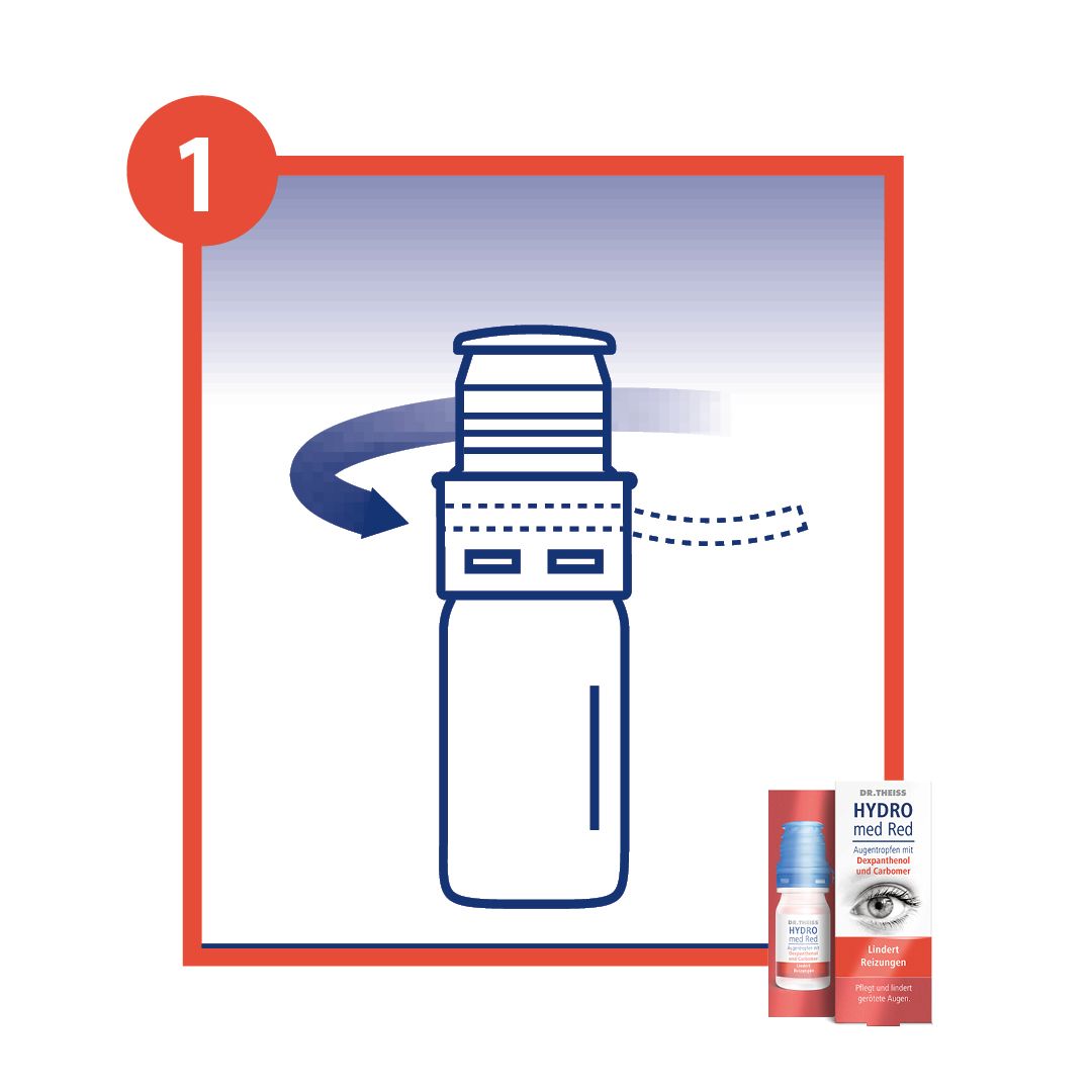 DR. THEISS Hydro med Red Augentropfen