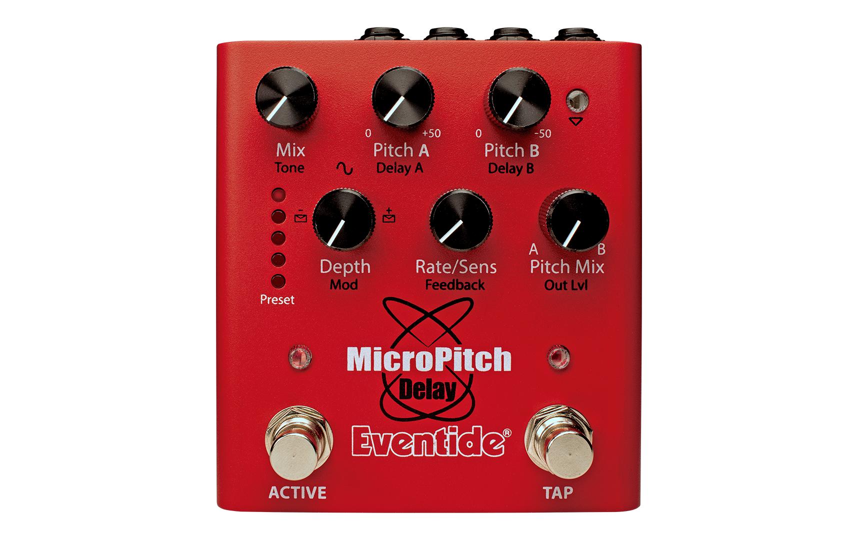 Pedal Micropitch<br>Ikonischer Pitch Shifter und Delay