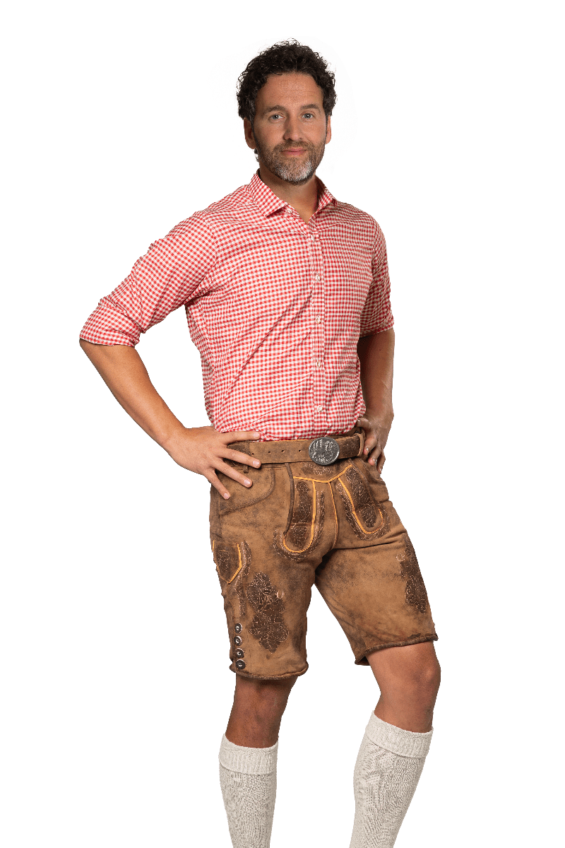 Lederhose Bruin Kort Lech