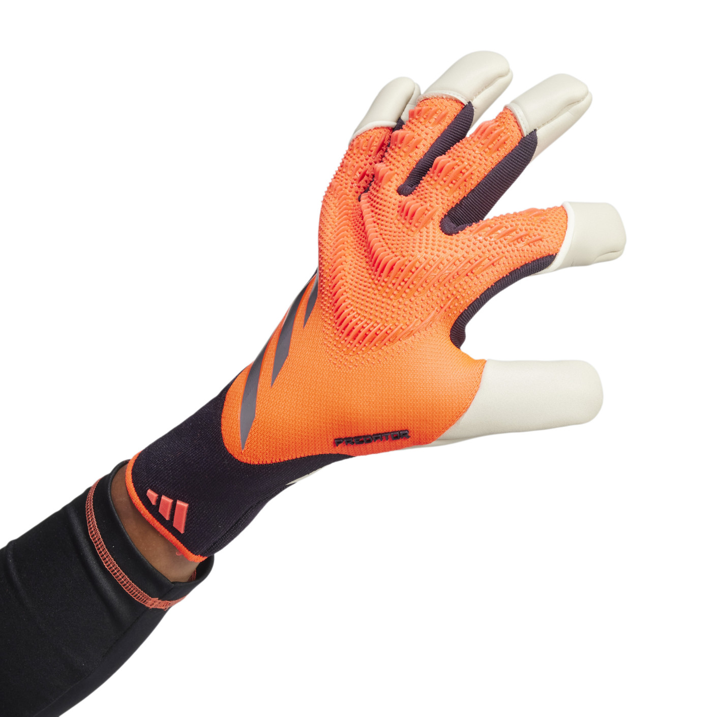 Adidas Predator Pro Hybrid Keepershandschoenen Oranje Zwart Wit