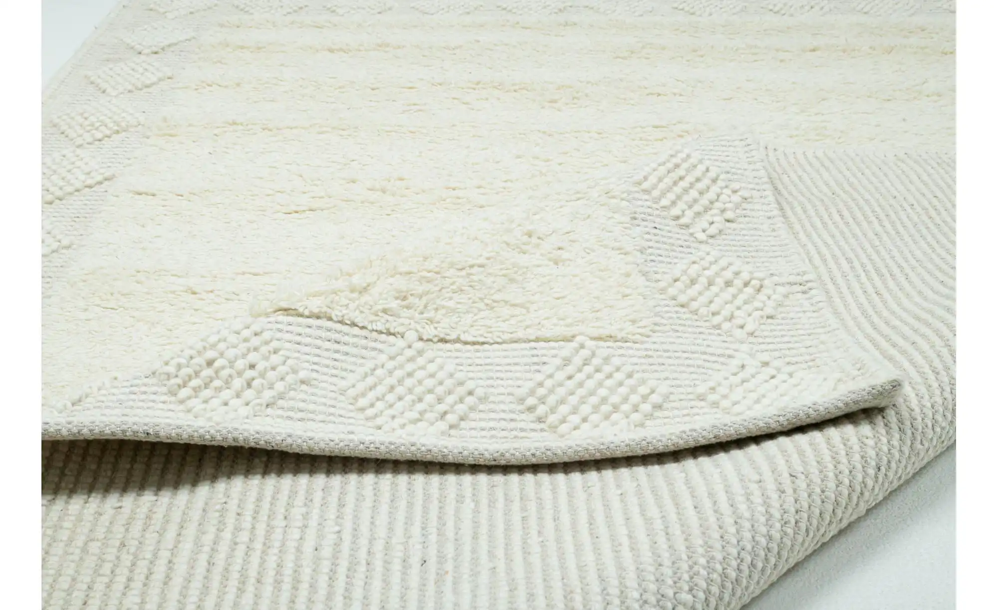 THEKO Boho Wollteppich Bergen