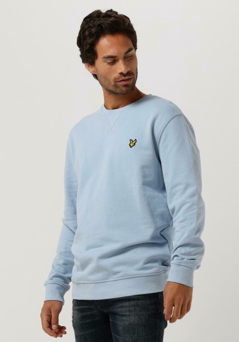 LYLE & SCOTT lichtblauwe lyle & scott trui crew neck sweatshirt