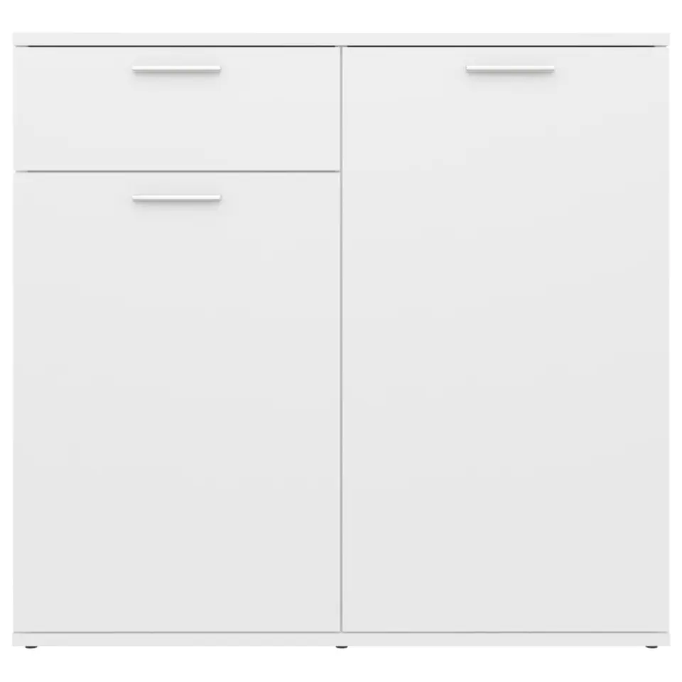 vidaXL - Dressoir - Wit - Bewerkt hout
