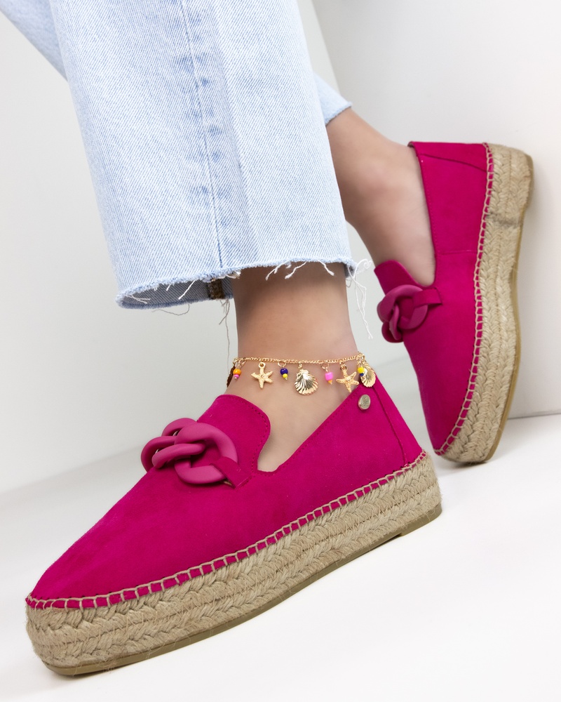 Fred de la Bretoniere June Li Espadrilles  - roze