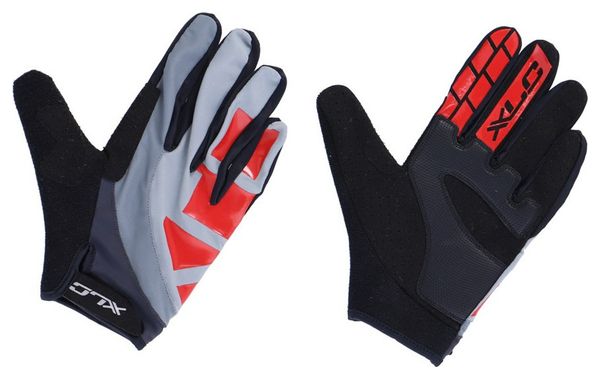 Gants XLC CG-L13 Rouge / Gris / Noir