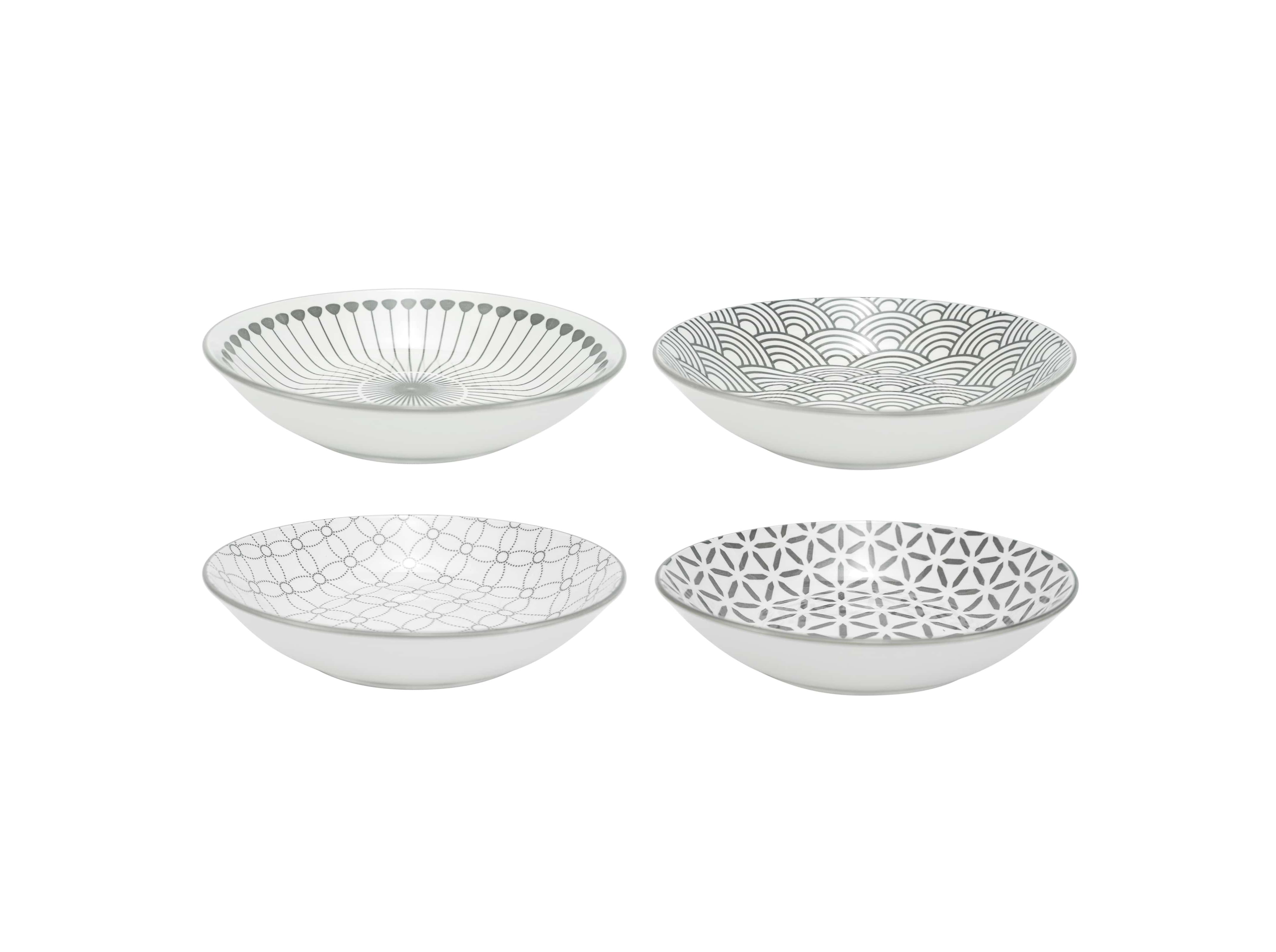 CONJUNTO 4 PRATOS SOPA ACTUEL PORCELANA 20CM