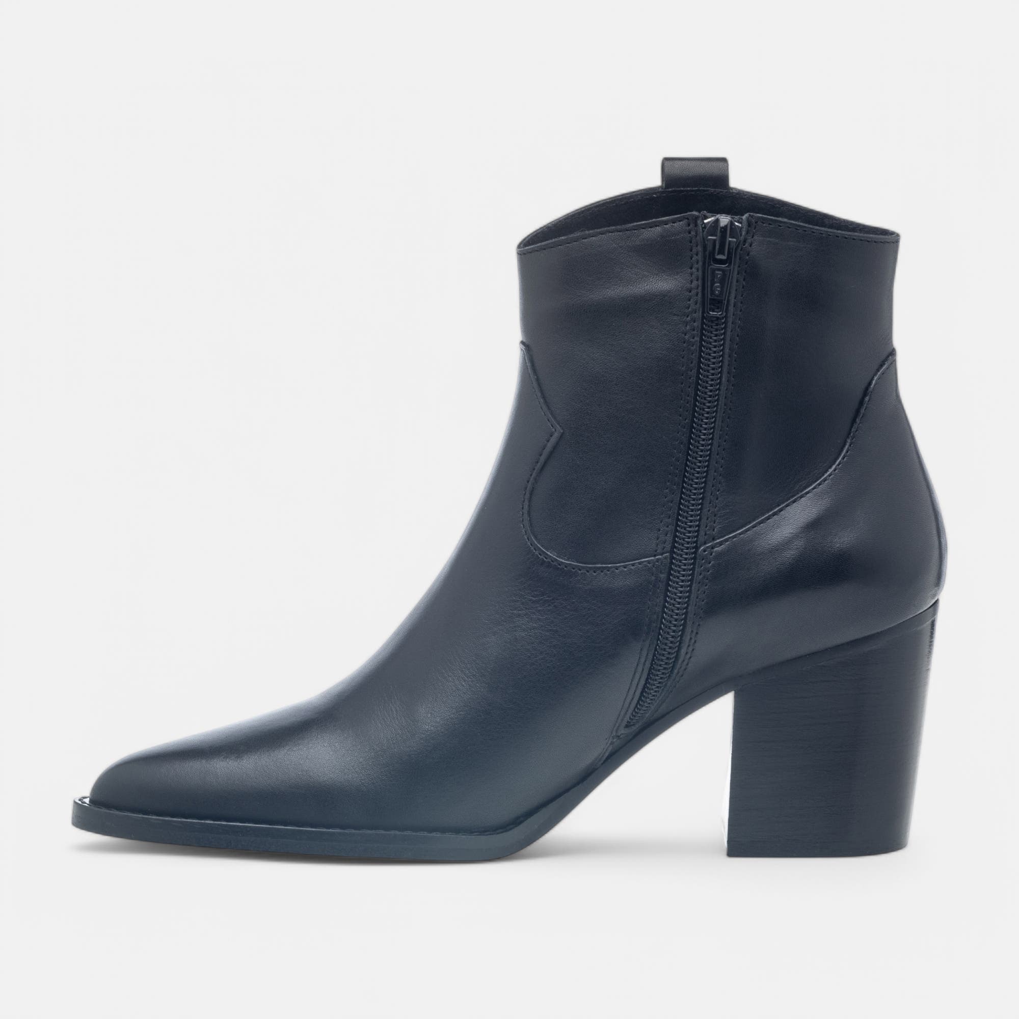Santiags Femme en cuir noir