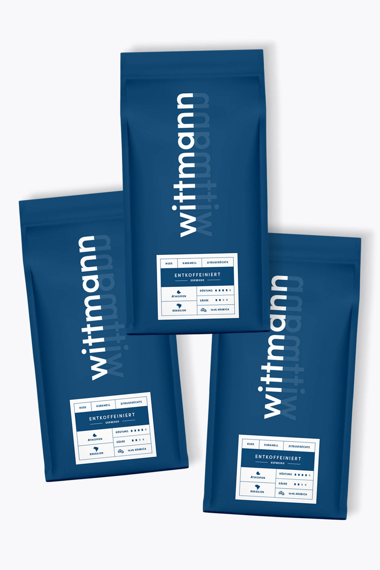 Wittmann Kaffee Entkoffeiniert Vorteilspaket 3kg