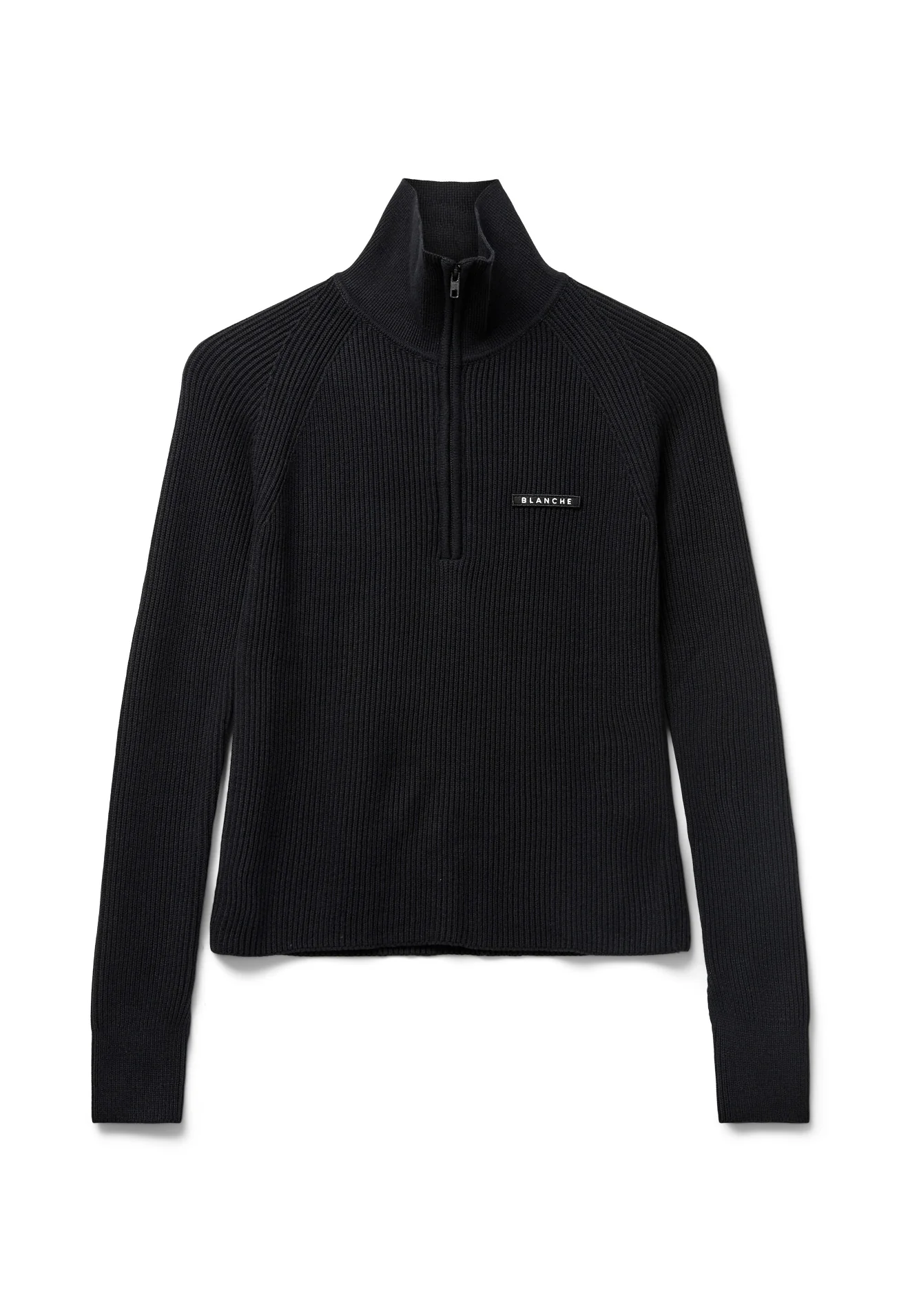 BLANCHE  Carrick-BL Zip bluse - sort