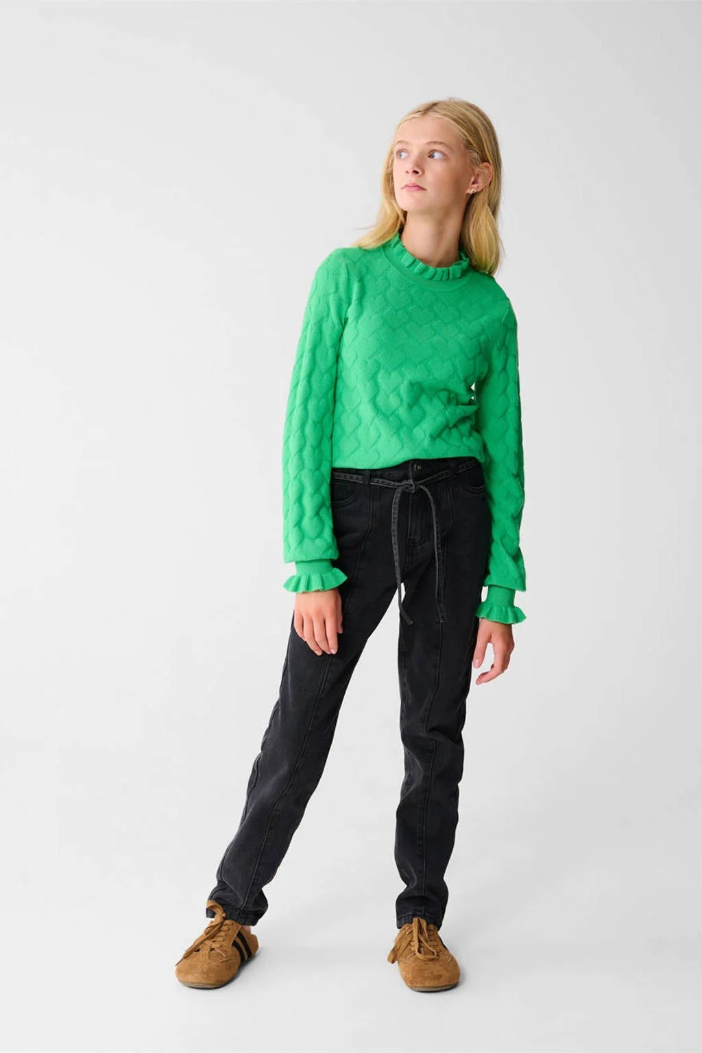 Shoeby longsleeve groen