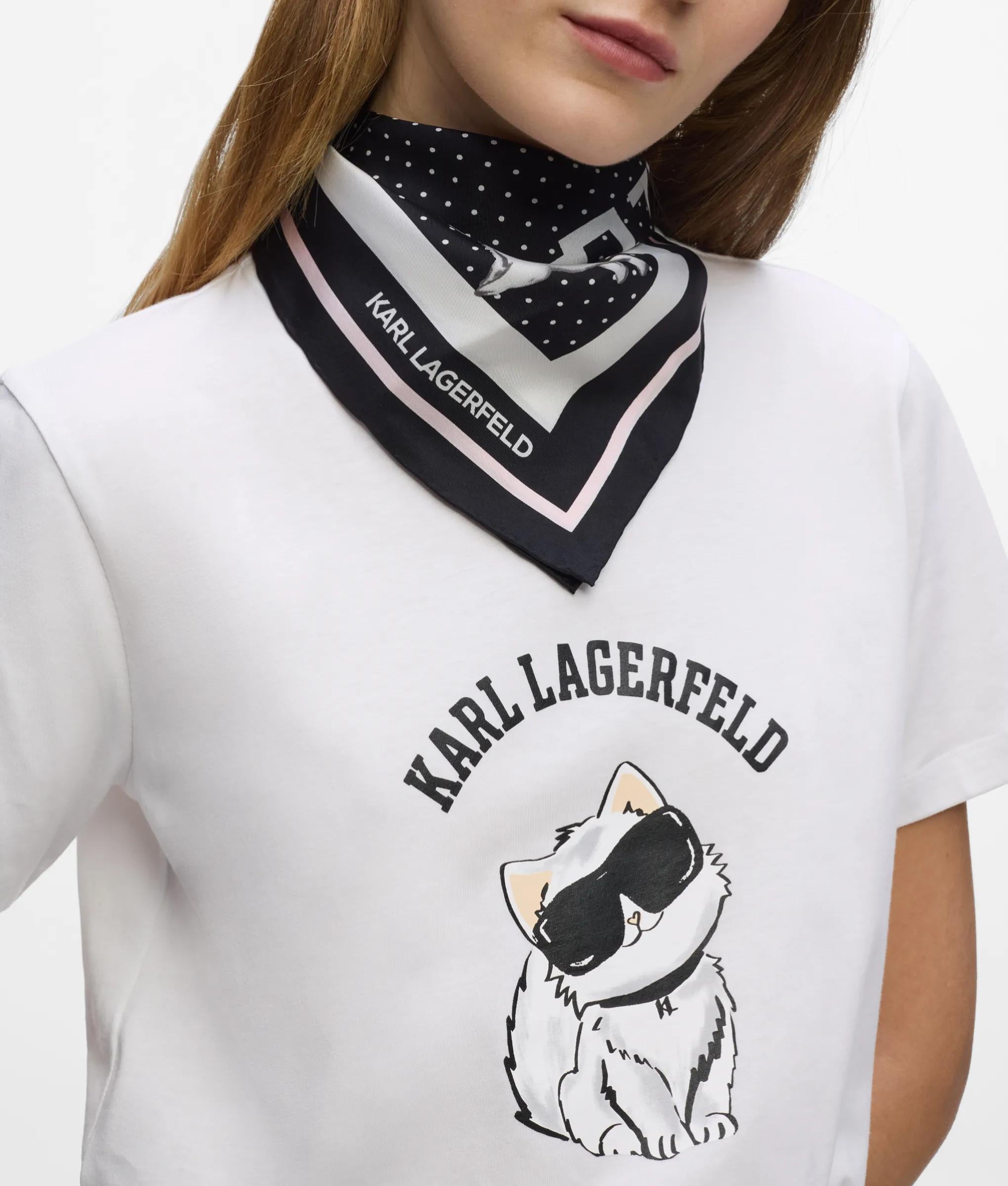 Ikon Choupette T-shirt met opdruk