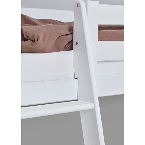 Hoppekids ECO Luxury højseng med bordplade og skrå stige 90x200cm