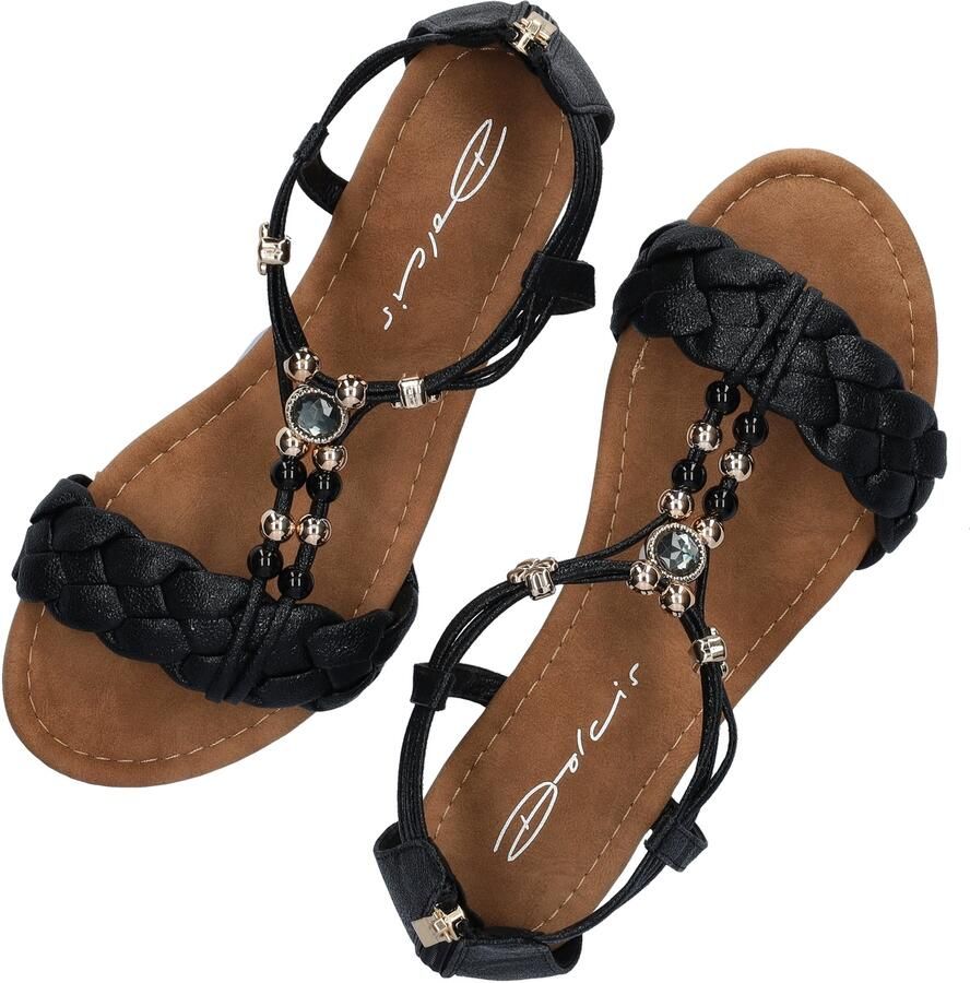 Dolcis sandalen zwart